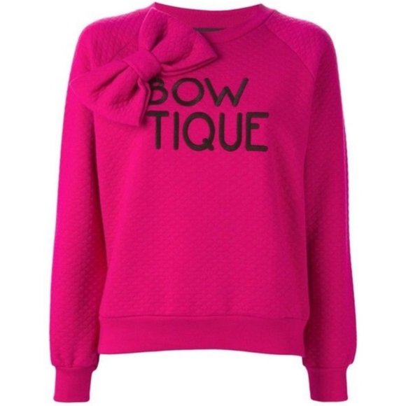 BOUTIQUE MOSCHINO Pink Bowtique Sweatshirt - Picture 1 of 13